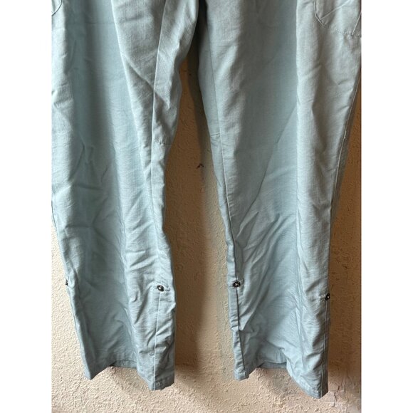 Outdoor Sports Light Blue Cargo Pants With Elastic Waist Button Pockets Size XL - Picture 2 of 10